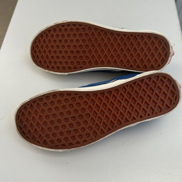 Vans Blue Anaheim Factory Classic Slip-On 98 DX Canvas Sneakers Shoes Size 7 - Picture 6 of 8